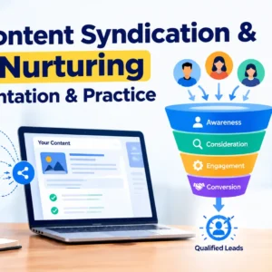Educational banner for B2B Content Syndication & Lead Nurturing Implementation & Practice course