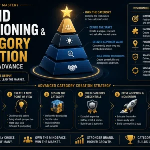 Educational banner for Brand Positioning & Category Creation Strategy Advance course