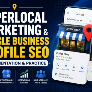 Educational banner for Hyperlocal Marketing & Google Business Profile SEO Implementation & Practice course