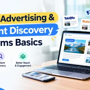Educational banner for Native Advertising & Content Discovery Platforms Basics course