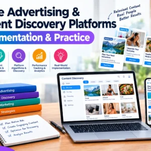 Educational banner for Native Advertising & Content Discovery Platforms Implementation & Practice course